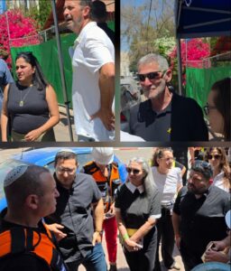 יאיר גולן, יקי ניסנבאום, מגי סלע וגר, מול מתן דיל, אלמוג כהן וצחק וסרלאוף
