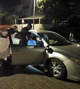 צילום הרכב החשוד רחובות ניוז