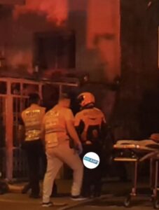 זירת האירוע בבית משפחת סלמי ברחובות. צילום: רחובות ניוז