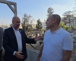 ראש העיר רחובות מתן דיל ויו"ר הכנסת אמיר אוחנה