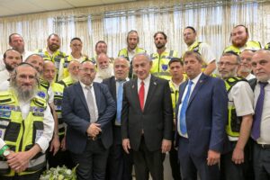 יהודה מרקוס עם ראש הממשלה, צילום: זק"א