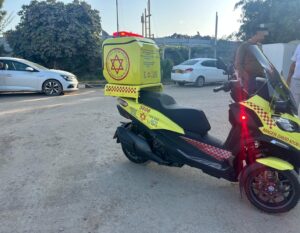 זירת החיסול צילום: מד"א