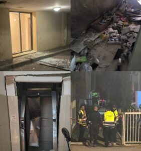 זירת המטען ברחוב מנשה קפרא, צילומים: רחובות ניוז