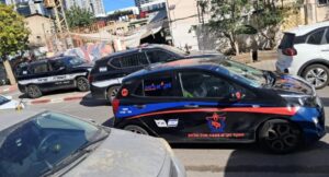 זירת הרצח בתל אביב צילום: זקא