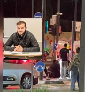 זירת התאונה של בוריס דרובקין ז"ל צילום: רחובות ניוז