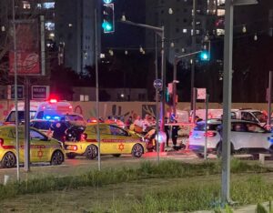 זירת התאונה הקטלנית ברחוב האצ"ל ברחובות צילום: רחובות ניוז