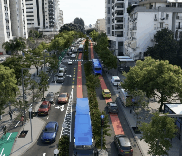 הקו הכחול ברחובות