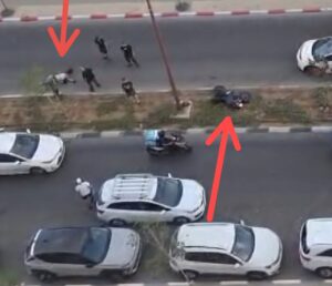 זירת התאונה צילום: רחובות ניוז