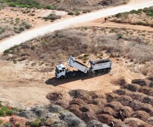 משאית פסולת שטחים פתוחים צילום: רחובות ניוז
