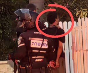 מעצר החשוד ברחוב יחזקאל רחובות ניוז