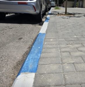 חניה כחול לבן צילום: רחובות ניוז