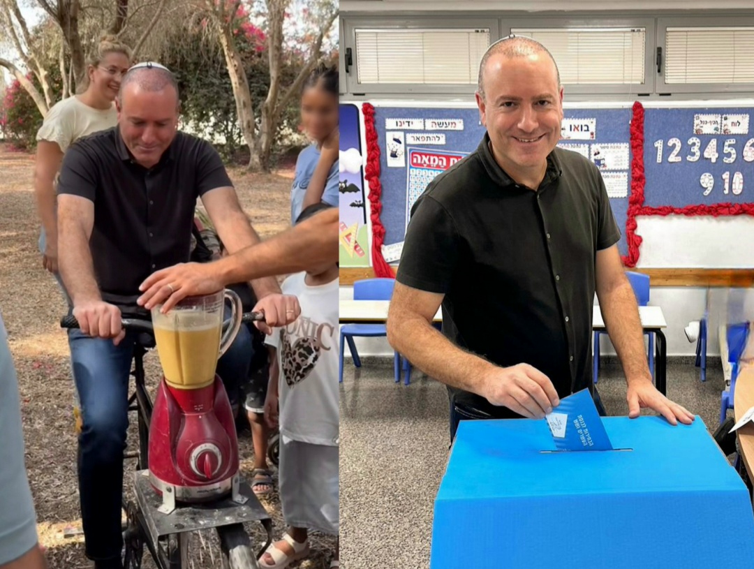 מתן דיל בקלפי צילום: רחובות ניוז